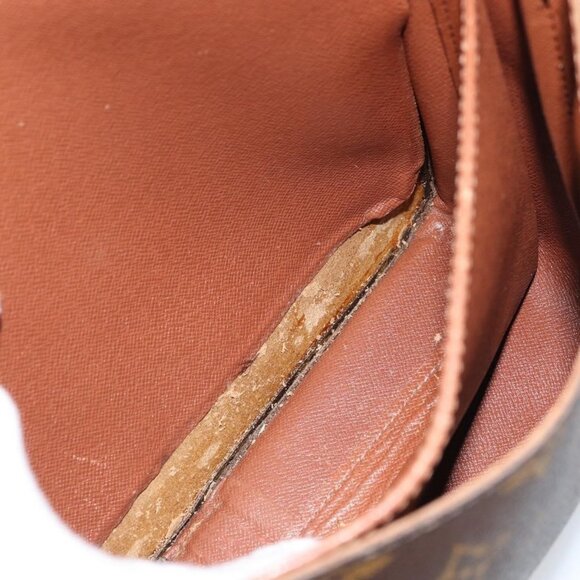 Authentic LOUIS VUITTON Monogram Cartouchiere GM Shoulder Bag M51252 LV - Picture 3 of 16